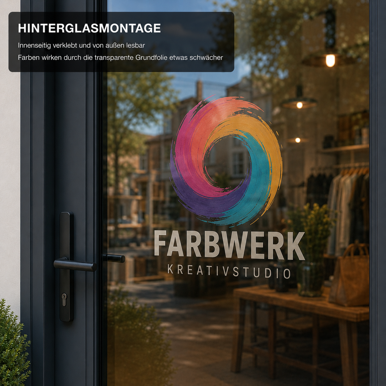 Firmenlogo-Aufkleber im Digitaldruck – mehrfarbig | ab 34,90€