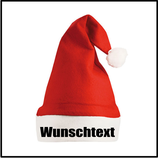 Weihnachtsmütze "Wunschtext" | ab 5,99€