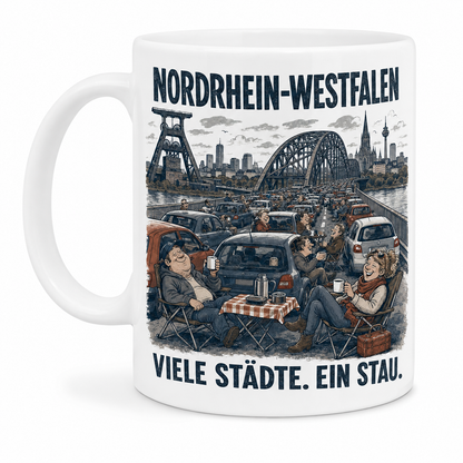 Heimat mit Humor – Bundesländer-Tasse mit frechen Sprüchen