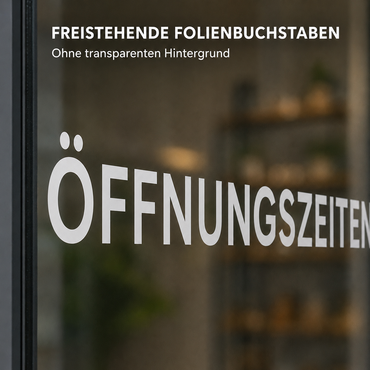 Öffnungszeiten-Aufkleber individuell | für Tür, Fenster & Schaufenster | ab 14,90€