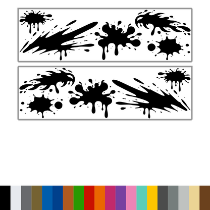 Street Paint Kit – Auto Klecks Design - beidseitiges Set | ab 149€