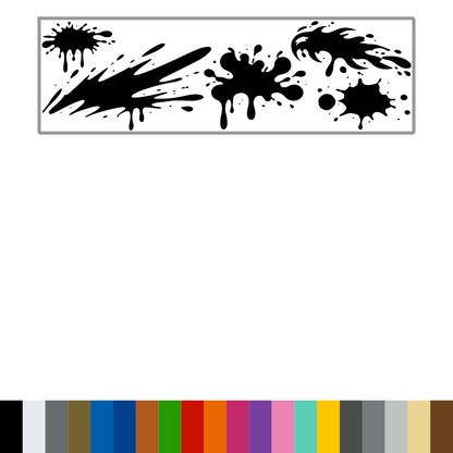 Street Paint Kit – Auto Klecks Design - einseitiges Set | ab 89€