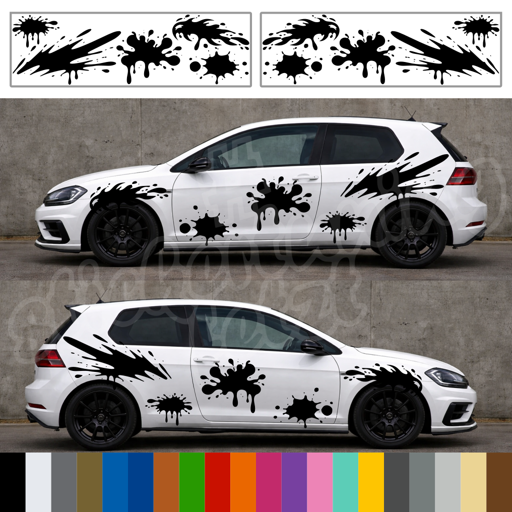 Street Paint Kit – Auto Klecks Design - beidseitiges Set | ab 149€