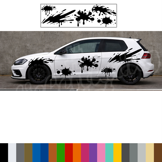 Street Paint Kit – Auto Klecks Design - einseitiges Set | ab 89€