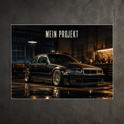 Fahrzeugposter personalisiert – dein Auto als Wandbild | ab 39,90€