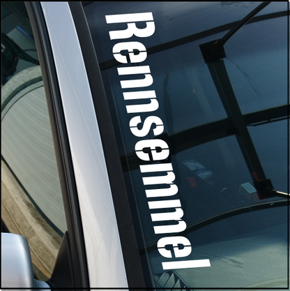 Aufkleber “RENNSEMMEL” | bis 60cm | ab 3,99€