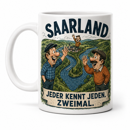 Heimat mit Humor – Bundesländer-Tasse mit frechen Sprüchen