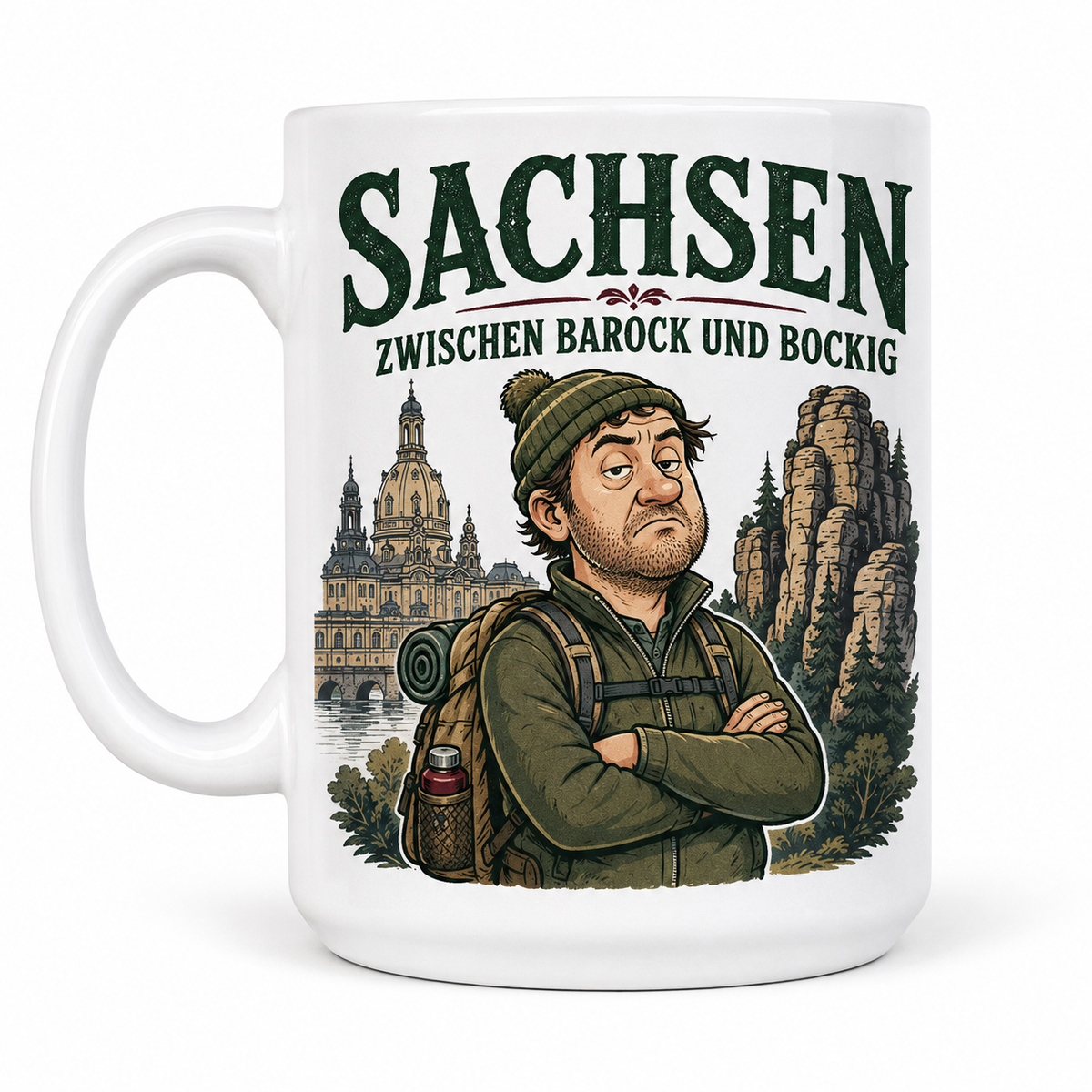 Heimat mit Humor – Bundesländer-Tasse mit frechen Sprüchen