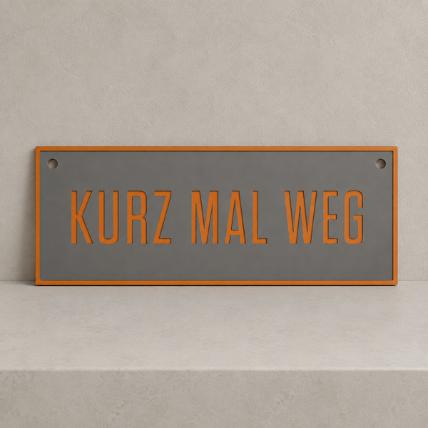Personalisiertes 3D-Wunschtextschild – bis 25×25 cm | ab 29,99€