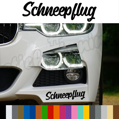 Aufkleber “SCHNEEPFLUG” | bis 30cm | ab 2,99€