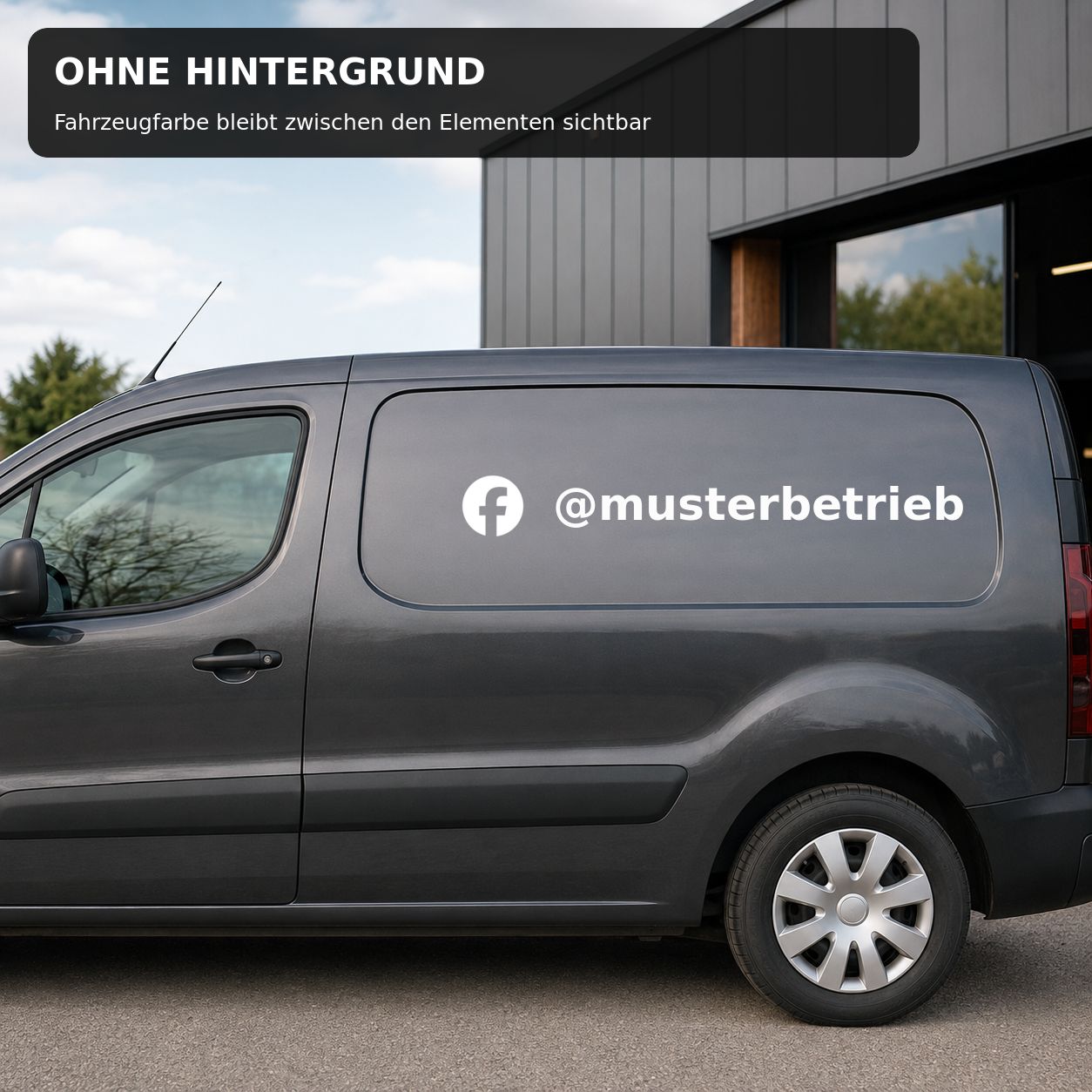 Social-Media-Aufkleber mit Benutzername – für Firmen | ab 6,90€