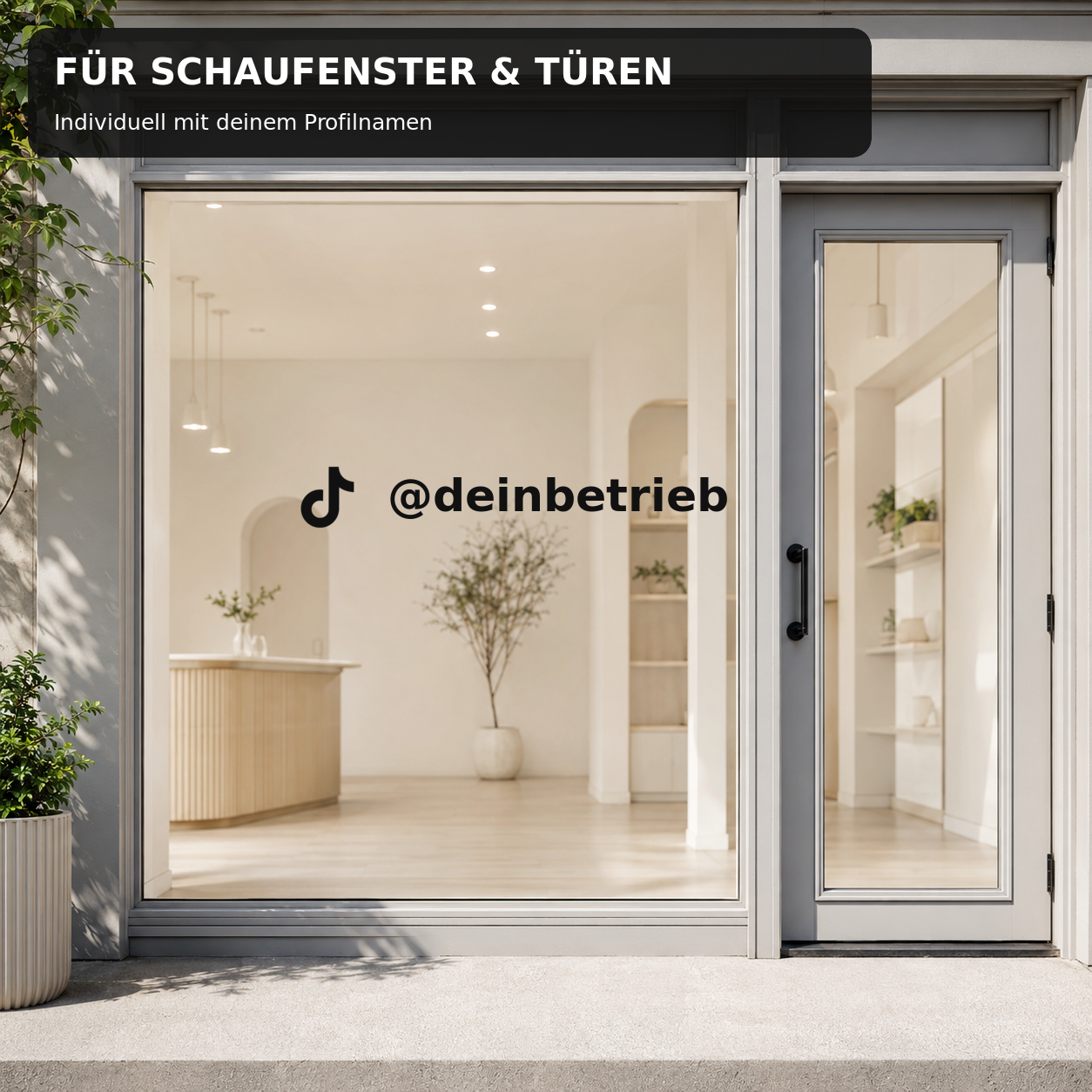 Social-Media-Aufkleber mit Benutzername – für Firmen | ab 6,90€