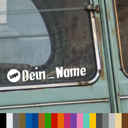 Autoaufkleber “SOCIAL MEDIA” | DEIN LOGO | ab 3,99€