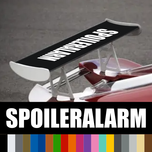 Aufkleber “SPOILERALARM” | bis 100cm | ab 3,99€