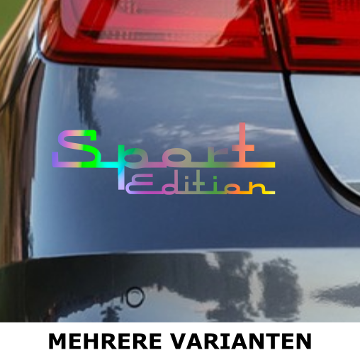 Aufkleber “SPORT EDITION" | Effektfolie | ab 4,49€