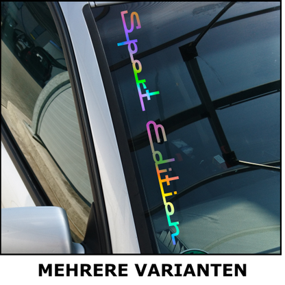 Aufkleber “SPORT EDITION" | Effektfolie | ab 5,99€