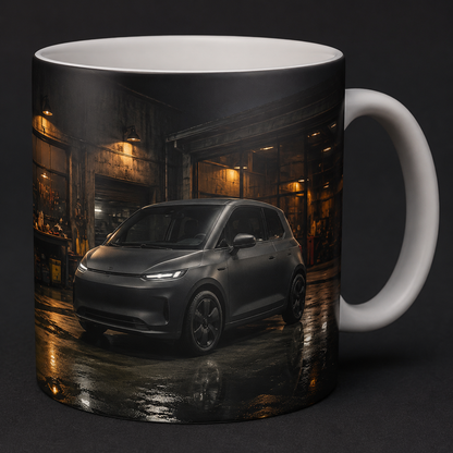 Fahrzeug-Tasse mit Wunschszene – dein Auto im Panorama-Druck | ab 29,90€