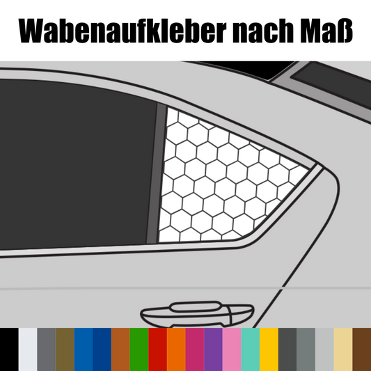 Aufkleber “WABENAUFKLEBER” Scheibenfolierung | bis 60cm | ab 34,99€