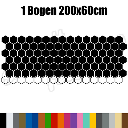 Aufkleber “WABENAUFKLEBER” Teilfolierung | ab 59,99€