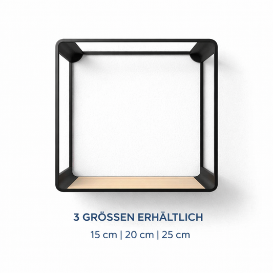 Modernes Wandregal quadratisch – 3D-gedrucktes Designregal | ab 19,90€