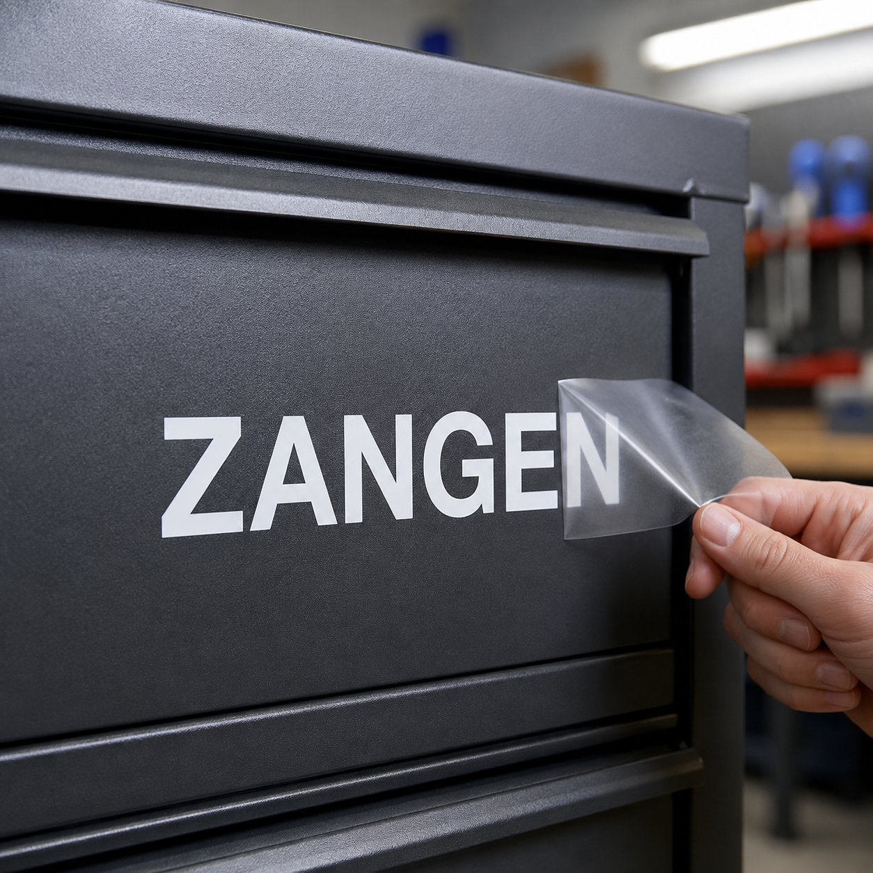 Werkzeugwagen- & Werkstattschrank-Beschriftungsset | personalisiert | ab 17,99€