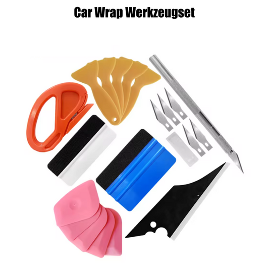 1x Car Wrap Werkzeugsset / Folierungsset - ideal für Blendstreifen