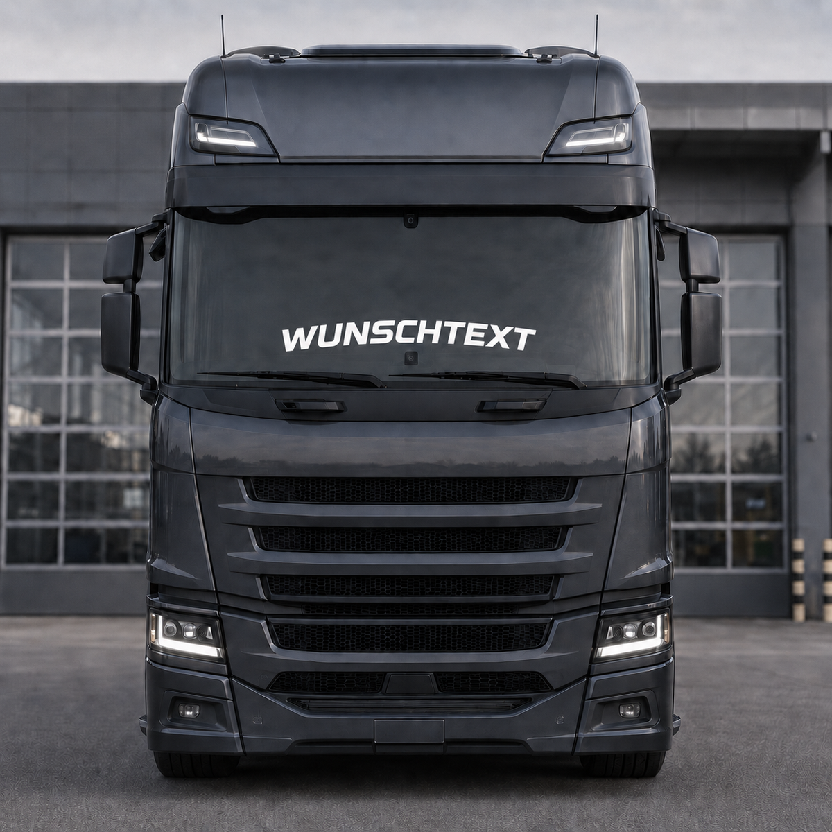 LKW mit individuellem Wunschtext