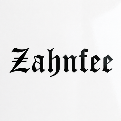 ZAHNFEE Schriftzug-Aufkleber | 15–60 cm | ab 5,99€